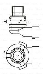 1987302153 BOSCH Автолампа 12V 51W HB4 PURE LIGHT картон
