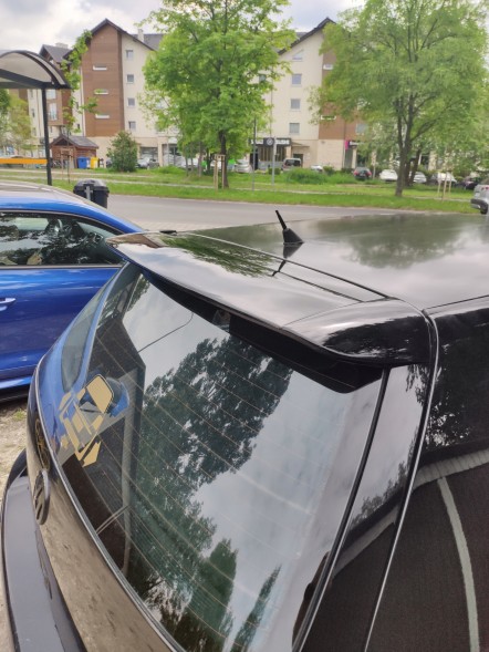Китай GOLF 4 LOTKA DASZEK SPOILER CZARNY POŁYSK Спойлер чорний глянсовий Golf 4 задній
