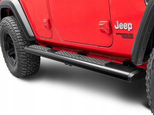 Mp Concepts JGD-JL-SS Алюмінієві бічні пороги Mp Concepts чорні для Jeep Wrangler 2018-2021 JL