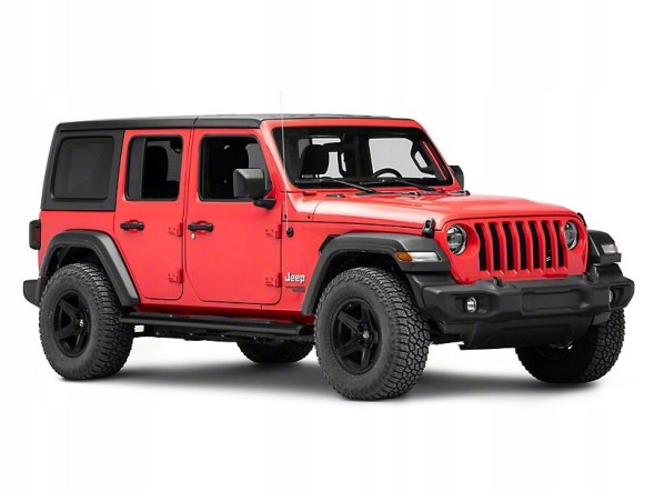 Mp Concepts JGD-JL-SS Алюмінієві бічні пороги Mp Concepts чорні для Jeep Wrangler 2018-2021 JL