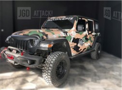 Mp Concepts JGD-JL-SS Алюмінієві бічні пороги Mp Concepts чорні для Jeep Wrangler 2018-2021 JL