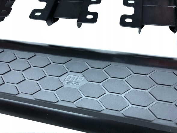 Mp Concepts JGD-JL-SS Алюмінієві бічні пороги Mp Concepts чорні для Jeep Wrangler 2018-2021 JL