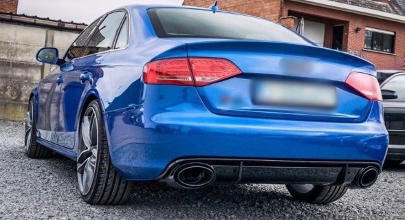 JBM JRDAURS4FBM Дифузор Бампер Спойлер Audi RS4 A4 B8 LIFT 12-15