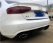 JBM JRDAURS4FBM Дифузор Бампер Спойлер Audi RS4 A4 B8 LIFT 12-15