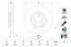Bosch 0 986 479 H48 Гальмівний диск фронт 330х32 в 2-х частинний - bosch 0 986 479 h48