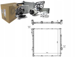 Nissens NIS60789A/RS1 Охолоджувач двигуна nissens 1711 050034n 1400341 311