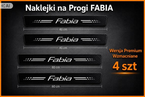 Chiny 692152149 4 шт. - Захисні наклейки на пороги багажника Skoda Fabia E