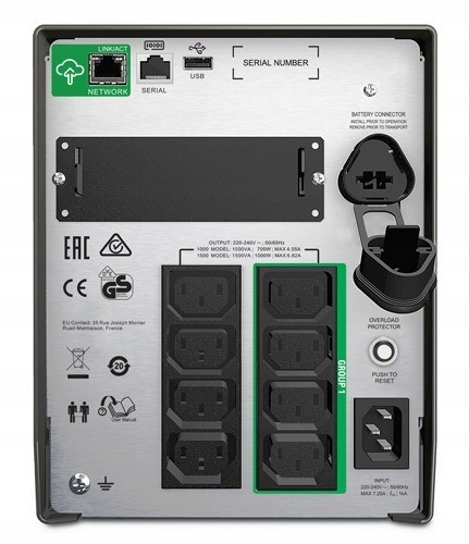 Китай WEW-SC-AB-AUAPCL2TMTC1500 Джерело безперебійного живлення APC SMT1500IC 1500VA/1kW Tower SmartConnect