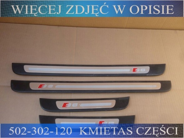 Audi OE AUDI A6 S6 4G0 4G LISTWA PROGOWA PRÓG PRAWA LEWA AUDI A6 S6 4G0 4G ПОРОГОВА ПЛАНКА ПОРІГ ПРАВА ЛІВА