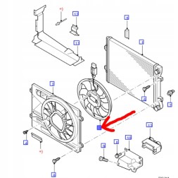 Ford OE 3M21-15150-BB ВЕНТИЛЯТОР РАДІАТОРА FORD GALAXY Mk2 2003-06