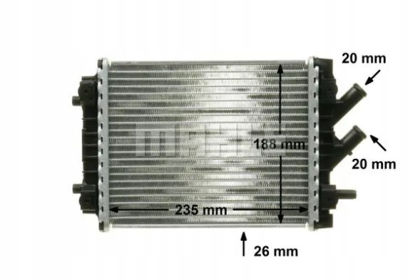 Mahle CR 1024 000P Охолоджувач води cr 1024 000р mahle