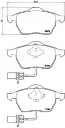 Brembo P 85 037X Гальмівні колодки передні з датчиком р 85 037х