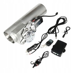 sennifar 6910992549507 Електричний вихлопний клапан 2,5" 63 мм з пультом керування