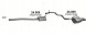 Polmo 24.009 Кінцевий глушник skoda superb ii 1,8 tsi 2008-15р.