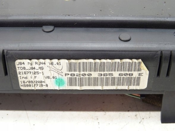 OEM ЛІЧИЛЬНИК RENAULT SCENIC II P8200365608E РЕГЕНЕРОВАНИЙ ЯК