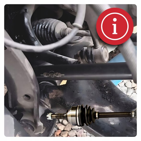 BRV B1307 Піввісь права peugeot 2008 i (cu) 1.2 thp 1.5 bluehdi 1.6 hdi автомат новий