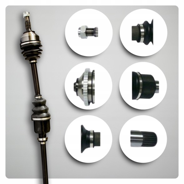 BRV B1307 Піввісь права peugeot 2008 i (cu) 1.2 thp 1.5 bluehdi 1.6 hdi автомат новий