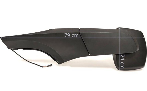 Lamiro 19-8008 MERCEDES ACTROS MP4 MP5 ANTOS AROCS ДЗЕРКАЛО ПЕРЕДНЄ РАМПИ