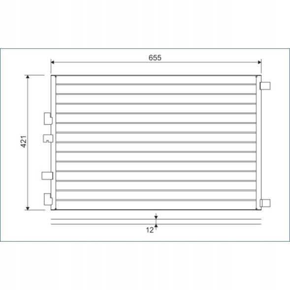 Valeo 818002 Valeo 818002 конденсатор, кондиціонер