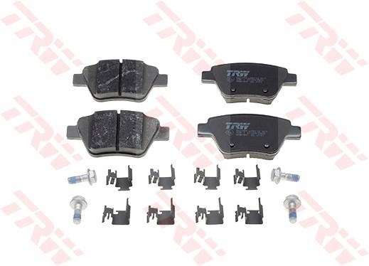 TRW GDB1841 + DF7911 VW CADDY III (2KB, 2KJ, 2CB, 2CJ) Колодки + диски задні TRW VW CADDY III 3 2K 272 мм