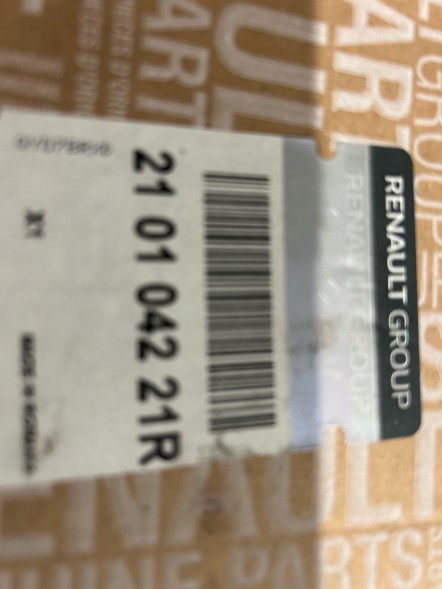 Renault OE 210104221R Оригінал водяного насоса renault oe 210104221r 1.3 tce