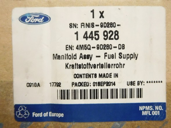 Ford OE 1445928 4M5Q9D280DB Датчик тиску палива FOCUS TRANSIT 1445928
