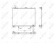 NRF 53754 53754/ Nrf радіатор mitsubishi pajero 3.2did 00-