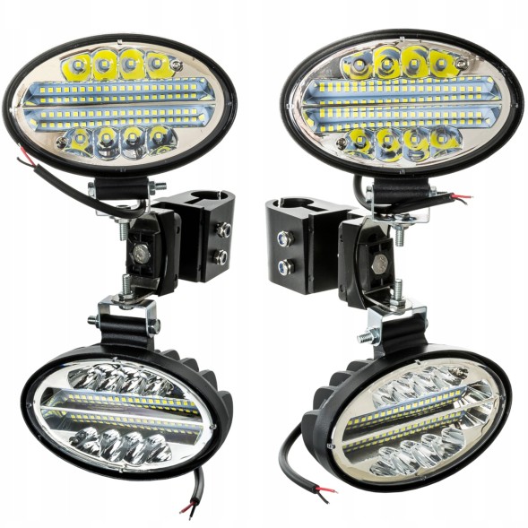 Mizar 75696 Комплект робочих фар LED 12V 24V права ліва + кронштейн John Deere 4 шт.