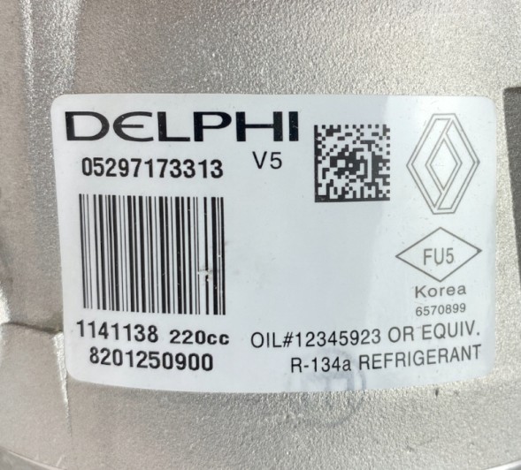 Renault OE 8201250900 04172224303 Новий компресор кондиціонера master ii trafic ii