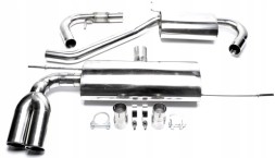 TA-Technix EVOG5AE276-1-2 Спортивна вихлопна система CATBACK TA TECHNIX 2x76 VW GOLF PLUS V (5M1, 521)