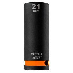 12 321 NEO TOOLS Головка ударна 1 2 довга 21 мм Cr Mo