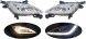 CHINA 92201-A6000, 92201A6000, 92201-A6100, 92201A6100  92201-A5100, 92201A5100, 92201-A6110, 92201A6110 Hyundai i30 i30 2012 12-15 галогенна фара в зборі з денними ходовими вогнями led та лампою ліва