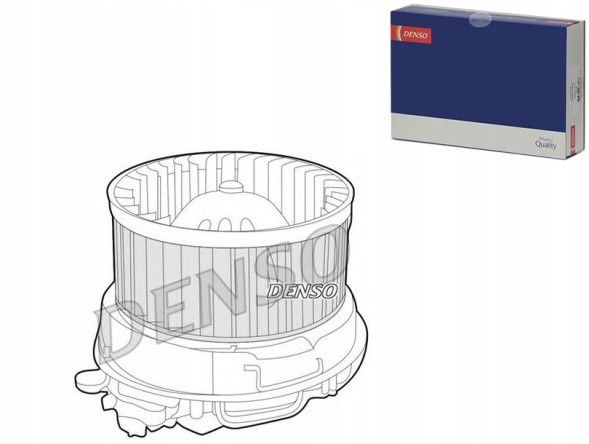 Denso DENDEA07007/RS2 Вентилятор повітродувки denso 6441q5 + комплект водія #3