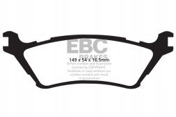 EBC DP41891R Гальмівні колодки yellowstuff ebc brakes ford f150 svt raptor f150 f15
