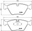 P06065 BREMBO Комплект гальмівних колодок з 4 шт дисків