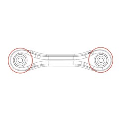 GV0236 CTR Сайлентблок CVHO 5