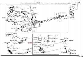 Toyota OE Гальмівний насос ABS TOYOTA 47070-60010