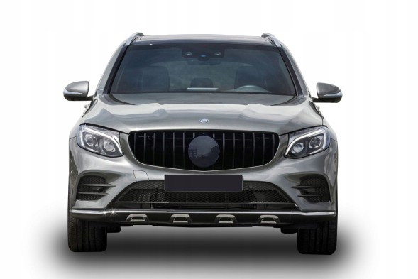 Китай 12255 Решітка Faux Mercedes GLC X253 Prefacelift GT Style Black 15-19 З Камерою
