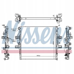Nissens 61989 Nissens 61989 радіатор охолодження, система охолодження двигуна