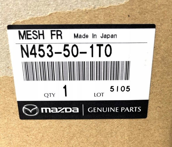 Mazda OE N453501T0 Решітка радіатора (гриль) для MAZDA MX-5 MIATA 2023+ (з круїз-контролем), нова, оригінал OE