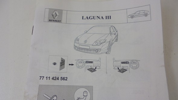Renault OE 7711424562 RENAULT LAGUNA III Дріт для фаркопа