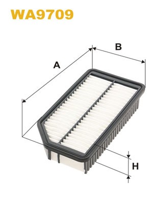 WA9709 WIX FILTERS Фільтр повітряний