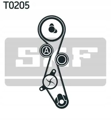 SKF VKMC 03205 Комплект грм + водяний насос vkmc 03205 skf