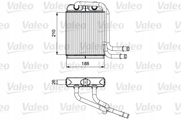 Valeo 811524 Обігрівач 811524 valeo vw мультиван v