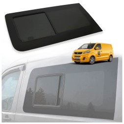 CHROMEMASTER CH-GL-0143-Q89 Переднє праве розкривне бічне скло для PEUGEOT E-EXPERT I 2020- (L2 / L3)