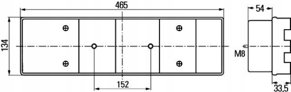 Hella 2VP 008 204-081 Hella 2vp 008 204-081 лампа задня комплексна