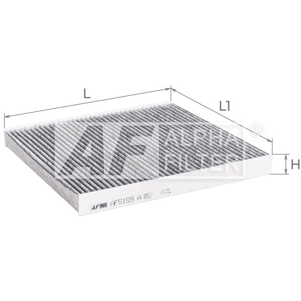 AF5159a ALPHA FILTER Фільтр салону