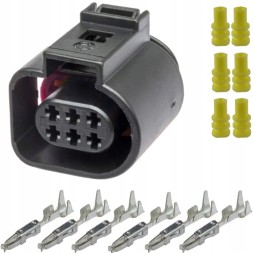e-connectors 42121700/1J0973713/1813139-1/ZEST/100 Заглушки FEP 42121700 VW тип 1J0973713 (набір 100)