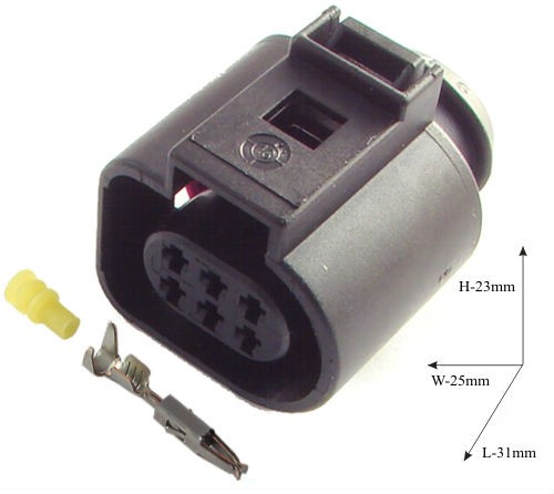 e-connectors 42121700/1J0973713/1813139-1/ZEST/100 Заглушки FEP 42121700 VW тип 1J0973713 (набір 100)