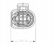 e-connectors 42121700/1J0973713/1813139-1/ZEST/100 Заглушки FEP 42121700 VW тип 1J0973713 (набір 100)
